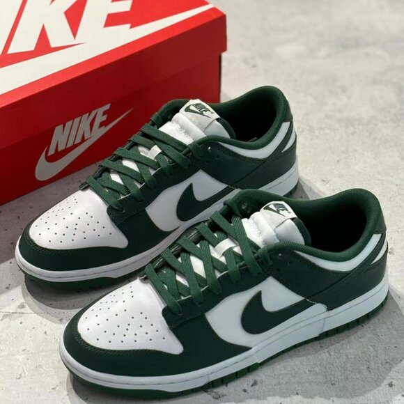 Nike Shoes - Nike Dunk Low Top Retro Varsity Green Women's